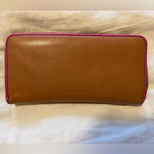 Fossil leather wallet